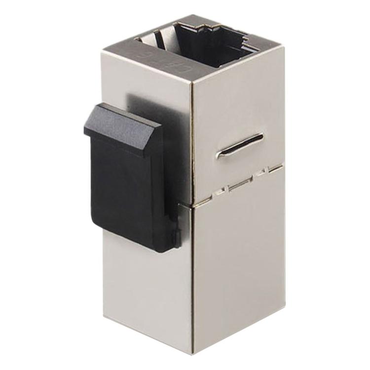 RJ45 Cat6 Shielded in-line Coupler with Keystone Latch RJ45 Cat6 Shielded in-line Coupler with Keystone Latch